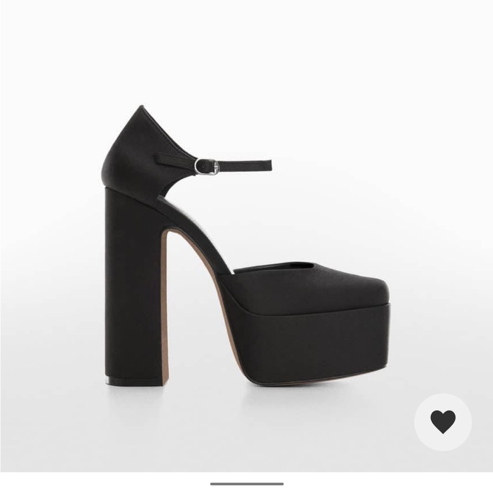 NIB Mango Heeled Platform Shoes - Size 7.5